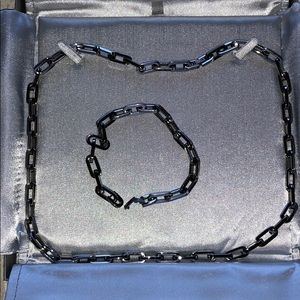 Men’s necklace and bracelet set